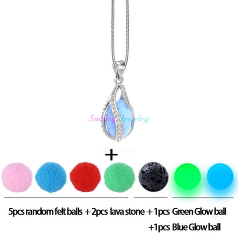Essential Oil Diffuser Locket Necklace Simply Pretty Drop Styles, Cube and Heart