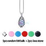 Essential Oil Diffuser Locket Necklace Simply Pretty Drop Styles, Cube and Heart