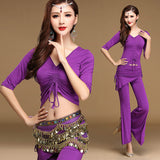 The New bollywood dance costumes Egypt Belly Dance Costume Indian Practice belly dance costume set