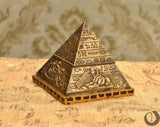 Storage Egyptian pyramid trinket box, stash box